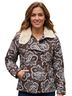 Burton Paisley Hooded Waterproof Sherpa Faux Fur Ski Snowboard Snow Jacket Coat Jacket - photo 3