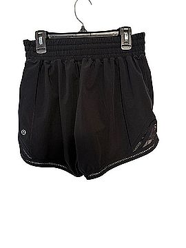 Lululemon Athletica Mesh Trim Running Shorts High Rise Athletic Shorts (view 2)