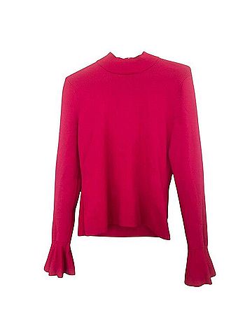 Michael Kors Small Mock Neck Bell Sleeve Sweater Pullover Sweater (view 2)