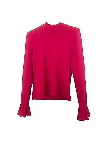 Michael Kors Small Mock Neck Bell Sleeve Sweater Pullover Sweater (view 1)