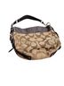 Coach Print Brown Tan Leather Shoulder Bag One size - photo 2