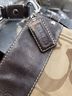 Coach Print Brown Tan Leather Shoulder Bag One size - photo 3