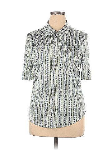 Tory Burch Tory Burch Short Sleeve Silk Top (view 1)