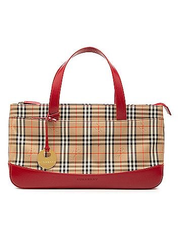 Burberry Haymarket Check Canvas Handbag (view 1)