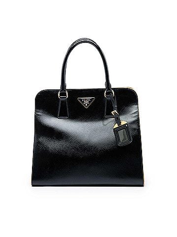 Prada Saffiano Vernice Open Pyramid Convertible Tote (view 1)