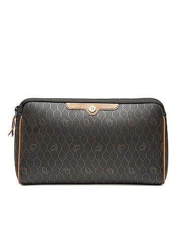 Dior Honeycomb Coated Canvas Clutch (view 1)