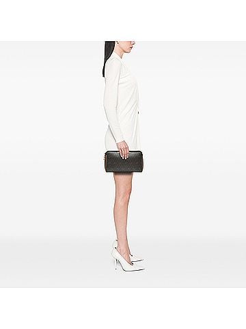 Dior Honeycomb Coated Canvas Clutch (view 2)