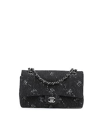 Chanel Medium Classic Printed Denim Double Flap (view 1)