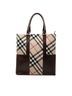 Burberry 100% Wool Brown Supernova Check Wool Tote One size - photo 1