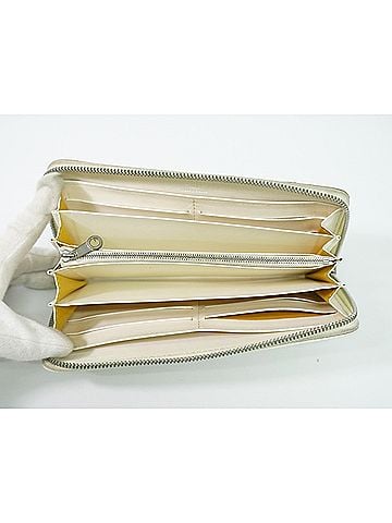 Goyard Matignon Zip Coated Canvas With Leather White Canvas Card Holders Accessory (view 2)