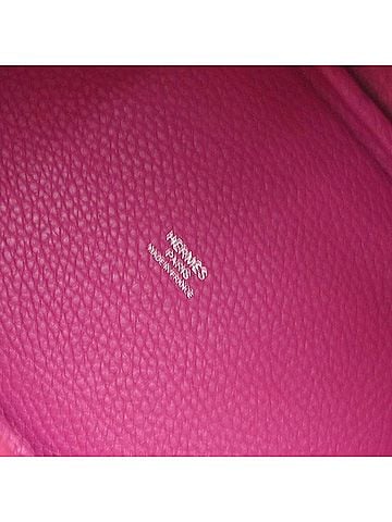 Hermès Picotin Lock Clemence Pink Leather Handbag (view 2)