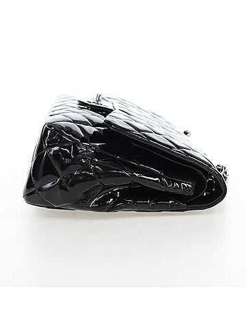 Chanel Vintage Classic Double Flap Quilted Patent Black Patent_Leather Shoulder Bag Bag (view 2)