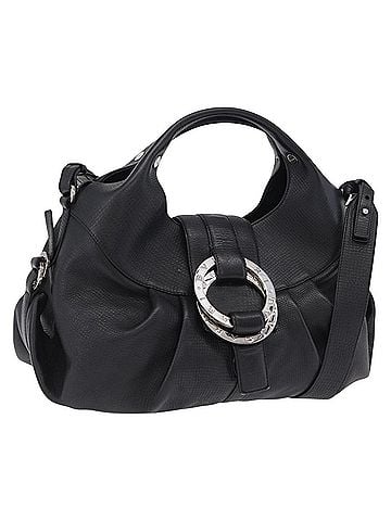 Bvlgari Chandra Hobo Leather Black Leather Shoulder Bag Bag (view 1)