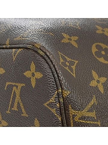 Louis Vuitton Neverfull Monogram Canvas Brown Canvas Tote Bag Bag (view 2)
