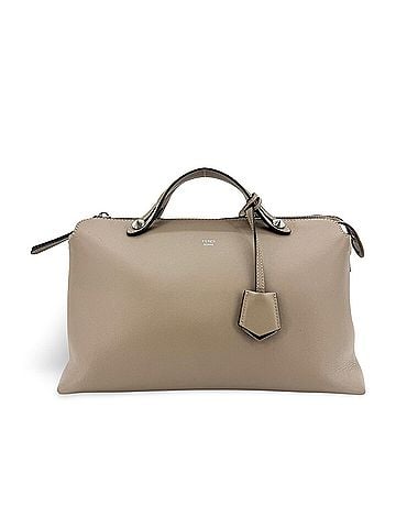Fendi By The Way Satchel Calfskin Beige Leather Handbag (view 1)