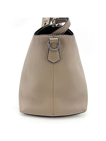 Fendi By The Way Satchel Calfskin Beige Leather Handbag (view 2)