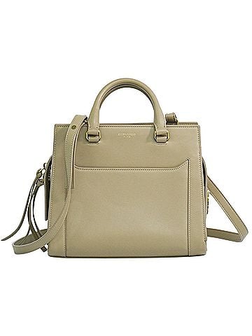 Saint Laurent East Side Smooth Leather Beige Leather Tote Bag Bag (view 1)