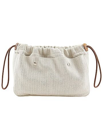 Hermès Fourbi Toile Beige Cotton Clutche &amp; Pouche Bag (view 1)