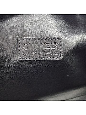Chanel Sport Double Zip Nylon Black Nylon Clutche &amp; Pouche Bag (view 2)