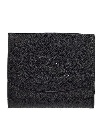 Chanel Vintage Timeless Bifold Caviar Black Leather Wallets Accessory (view 1)