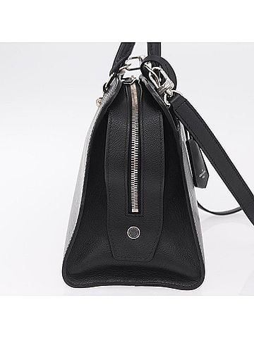 Louis Vuitton Vaneau Epi Leather Black Leather Handbag (view 2)