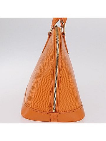 Louis Vuitton Alma Epi Leather Orange Leather Handbag (view 2)