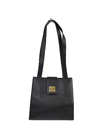 Céline Vintage Turnlock Leather Black Leather Shoulder Bag Bag (view 1)