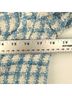 Jason Wu Graphic Checkered-gingham Blue White Blazer Size 8 - photo 9