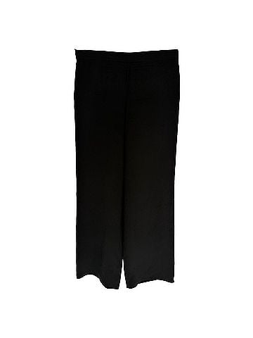 The Row The Row Straight-Leg Trousers in Black Silk (view 1)