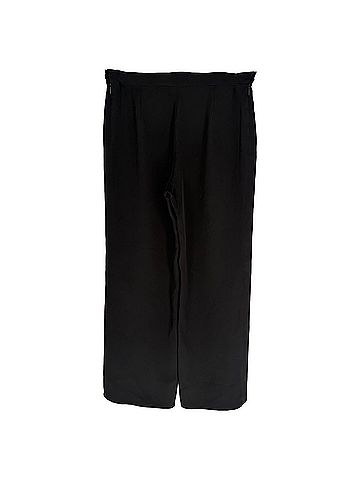 The Row The Row Straight-Leg Trousers in Black Silk (view 2)