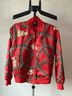 Nike 100% Polyester Print Red Gold Jacket Size XS - photo 6