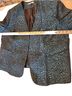 Kasper Animal Print Blue Black Blazer Size 24 - photo 9