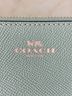 Coach 100% Canvas Teal Green Leather Clutch One size - photo 4