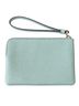 Coach 100% Canvas Teal Green Leather Clutch One size - photo 2