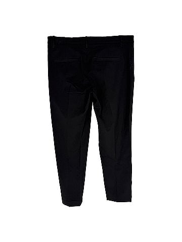 Brunello Cucinelli Brunello Cucinelli Straight-Leg Trousers in Black Wool (view 2)