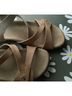 Taos 100% Leather Brown Sandals Size 8 - photo 3