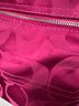 Coach Solid Pink Leather Shoulder Bag One size - photo 3