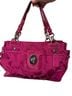 Coach Solid Pink Leather Shoulder Bag One size - photo 1