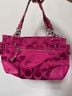 Coach Solid Pink Leather Shoulder Bag One size - photo 4