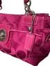 Coach Solid Pink Leather Shoulder Bag One size - photo 2