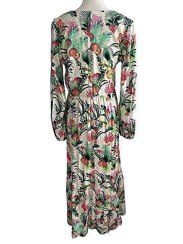 Boston Proper Sea Life Printed Maxi Dress Casual Dress (view 2)