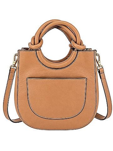 Thacker Twist Handle Leather Crossbody Bag Crossbody Bag (view 1)