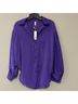 Glam Purple Blouse Size M - photo 4