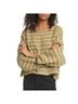 Free People Stripes Brown Blue Pullover Sweater Size S - photo 1
