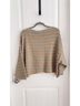 Free People Stripes Brown Blue Pullover Sweater Size S - photo 5