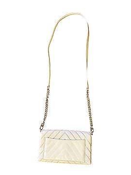 Quince chevron quilted flap Leather Crossbody Bag (view 2)