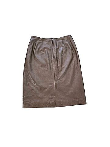 Doncaster Collection Leather Skirt (view 2)