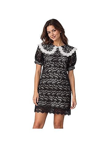 Maeve Paisley Lace Peter Pan Collar Shift Dress Casual Dress (view 1)