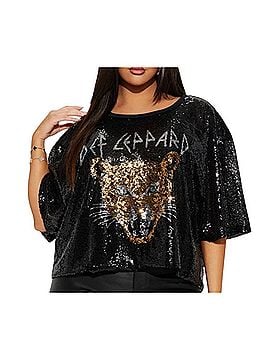 Def Leppard Short Sleeve Blouse (view 1)