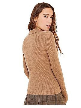 Naadam Cashmere Ribbed Collared Cardigan Cashmere Cardigan (view 2)